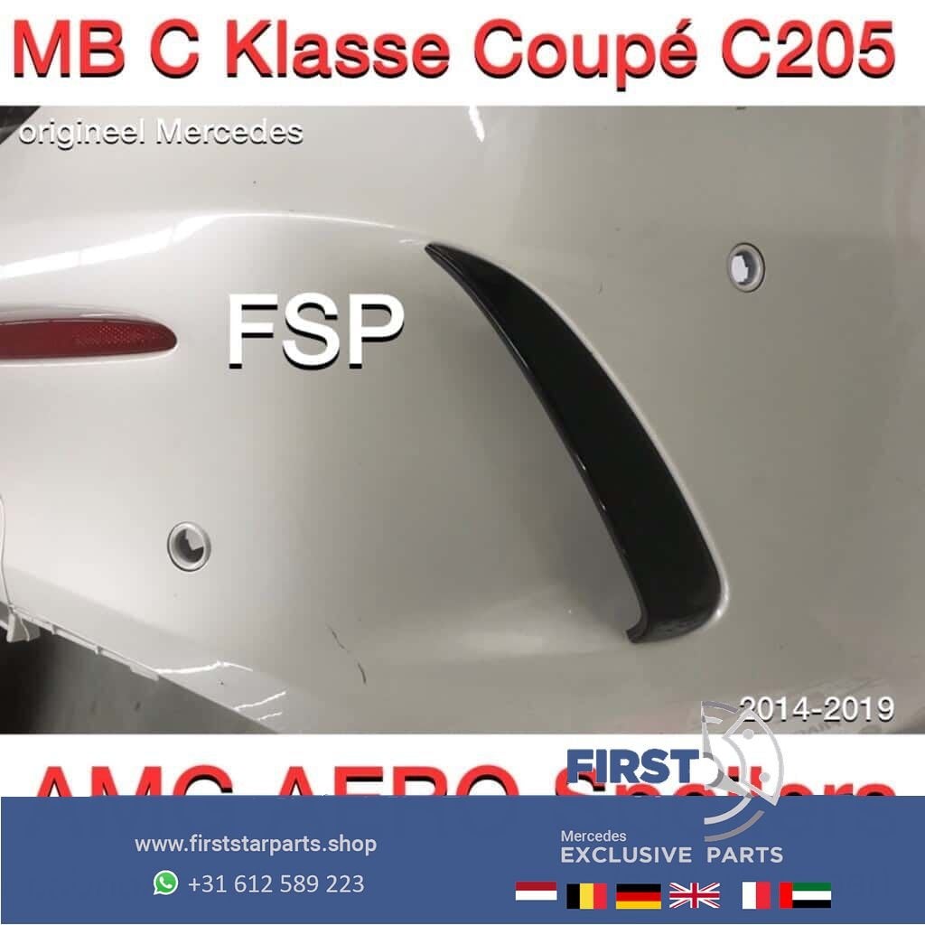 C205 C63 AMG Achterbumper spoiler LR W205 coupé cabrio 63 or