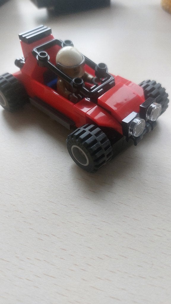 Lego auto met piloot, MOC (eigen creatie), Overige thema's, Lego, Ophalen of Verzenden