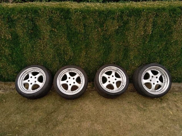 porsche velgen 18 duim HR turbo look 911, Auto-onderdelen, Banden en Velgen, Ophalen, 18 inch, Gebruikt, Banden en Velgen