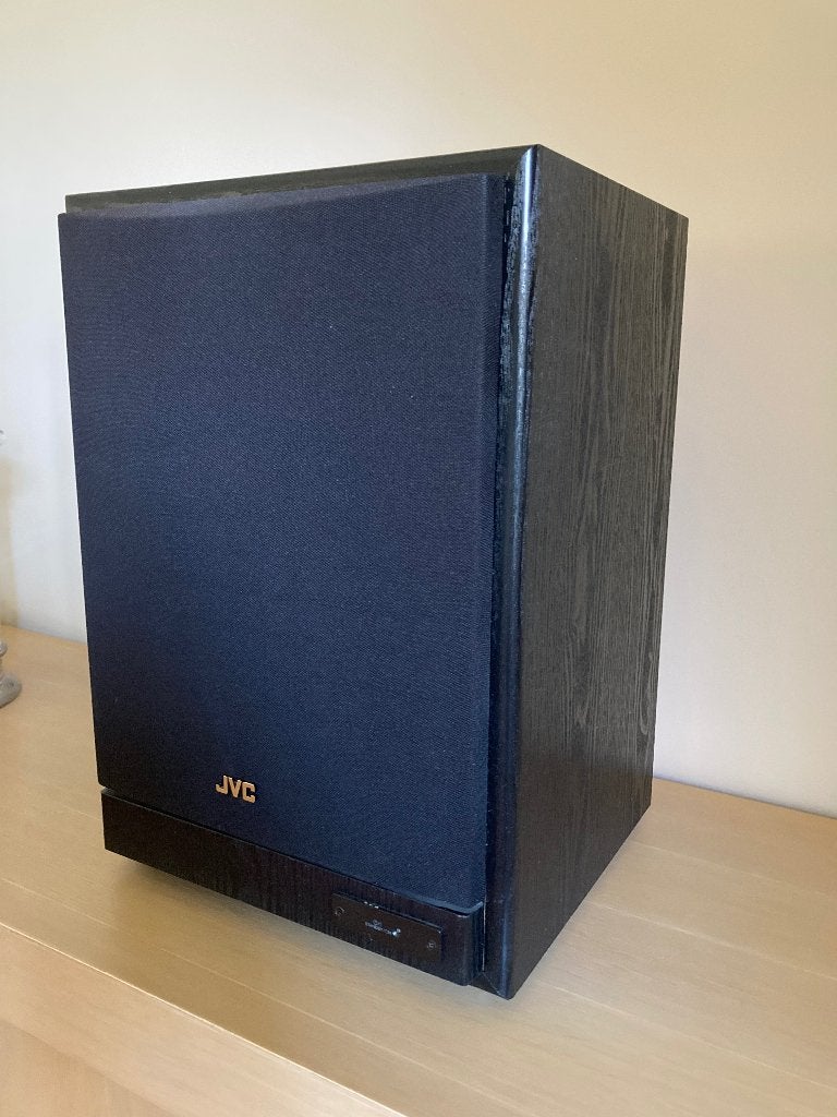 Baskast  JVC zwart, Audio, Tv en Foto, Luidsprekerboxen, Ophalen, Subwoofer, JVC, Zo goed als nieuw