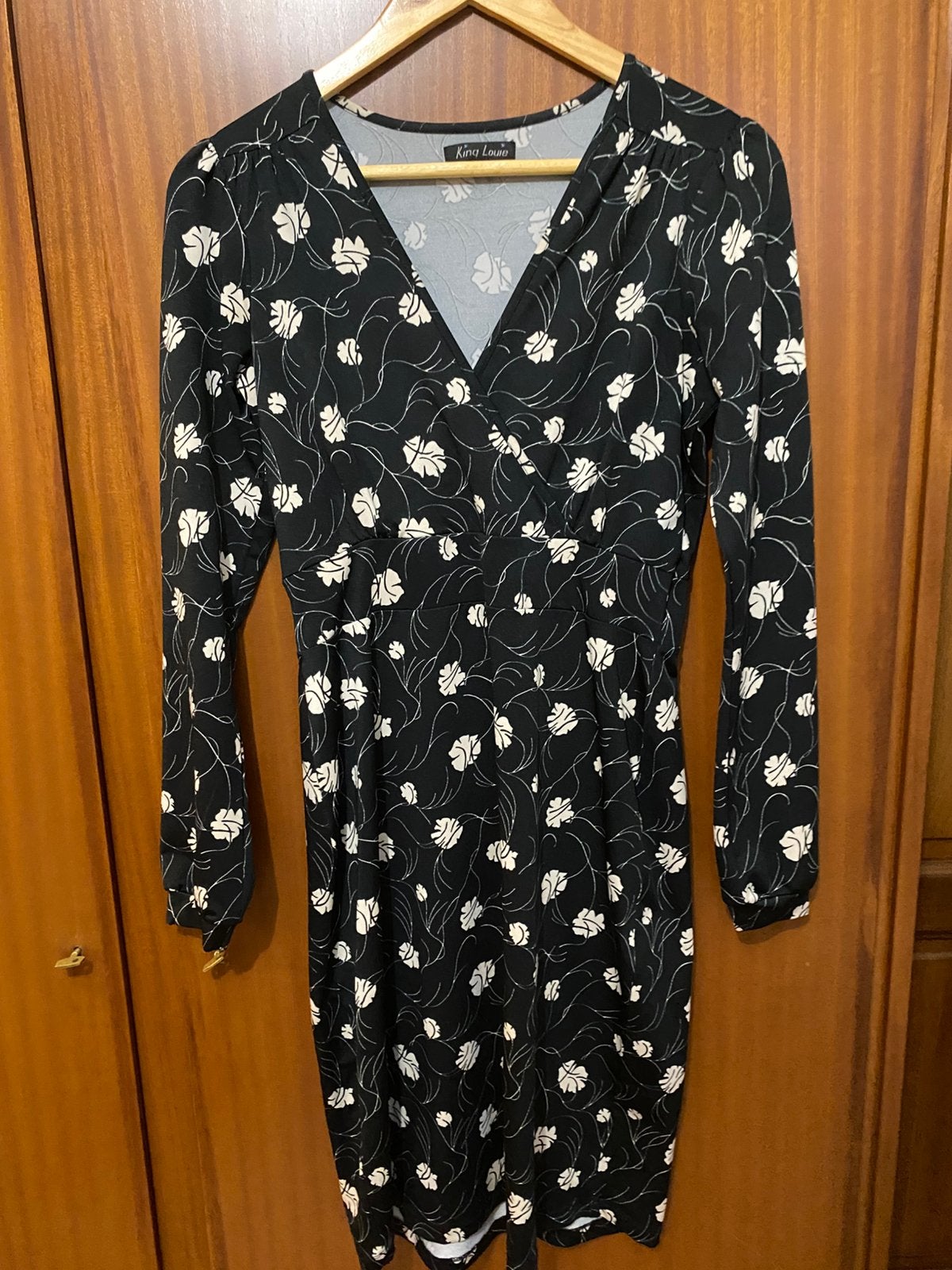 Kleedje King Louie S, Kleding | Dames, Ophalen, Zwart, Zo goed als nieuw, Knielengte