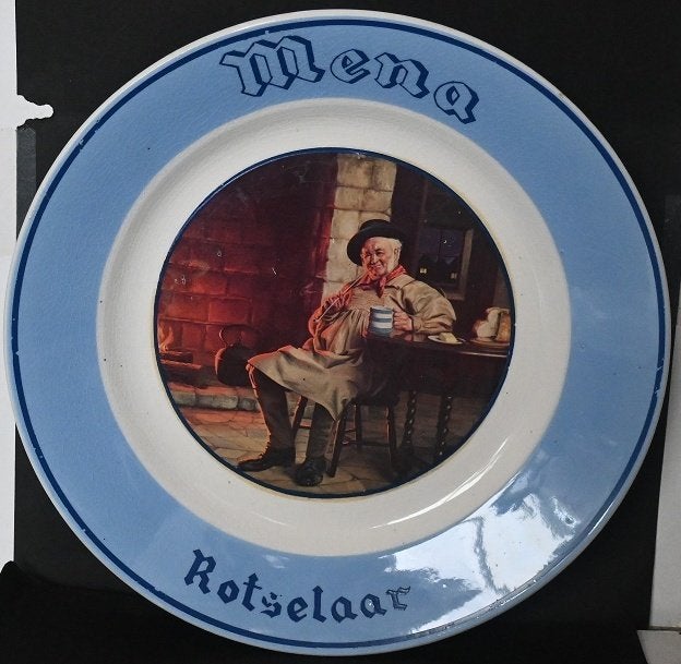 Brouwerij Mena Rotselaar / Reclamebord / 24 cm, Verzamelen, Verzenden, Gebruikt, Reclamebord, Plaat of Schild, Overige merken