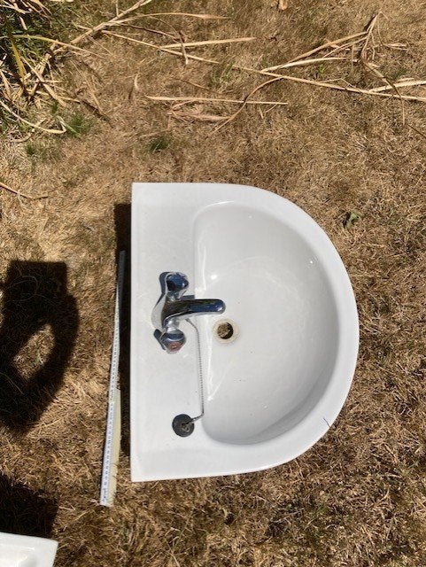 lababo's en toebehoren, Doe-het-zelf en Bouw, Sanitair, Ophalen, Gebruikt, Inox, Overige typen