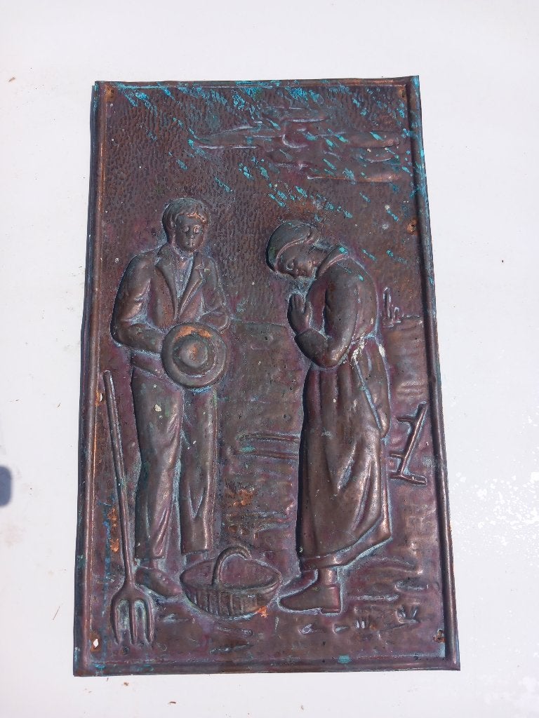 Bretoense afbeelding man en vrouw, Antiek en Kunst, Ophalen of Verzenden, Koper