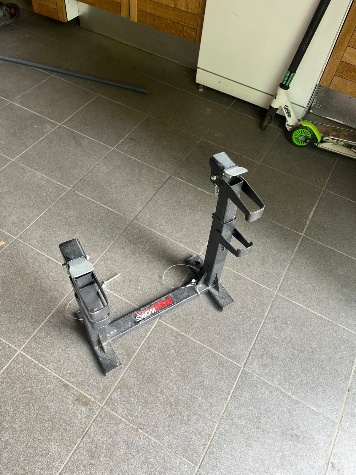 Motorklem proworks, Ophalen, Zo goed als nieuw