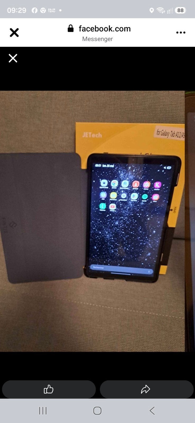 Samsung A9 8-inch tablet van 64 GB neemt een simkaart, Computers en Software, Ophalen of Verzenden, 8 inch