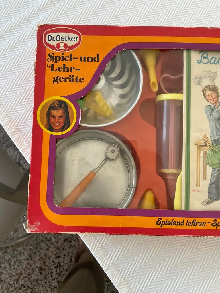 Vintage speelgoed dr. oetker, Ophalen, Zo goed als nieuw
