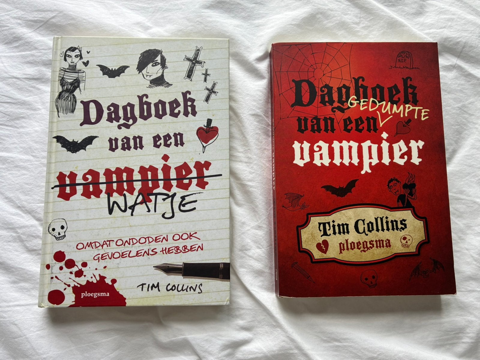 Tim Collins: Dagboek van een gedumpte vampier / watje, Ophalen, Zo goed als nieuw