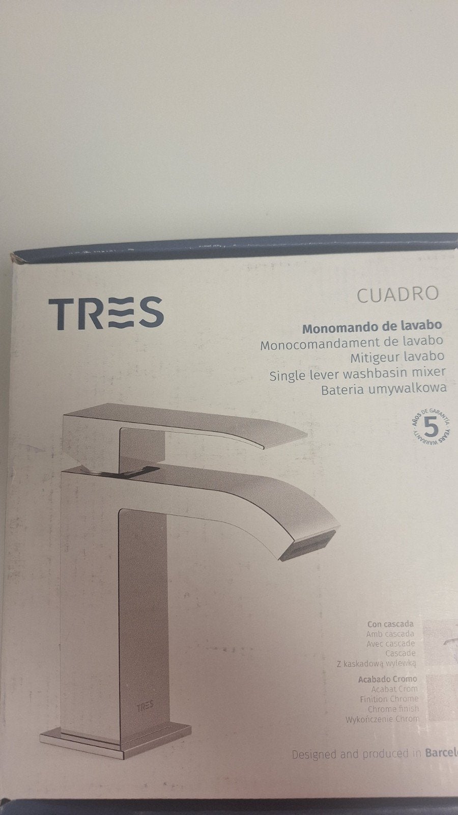 Kraan chromé lavabo 2 stuks nieuw, Ophalen, Nieuw, Chroom, Wastafel
