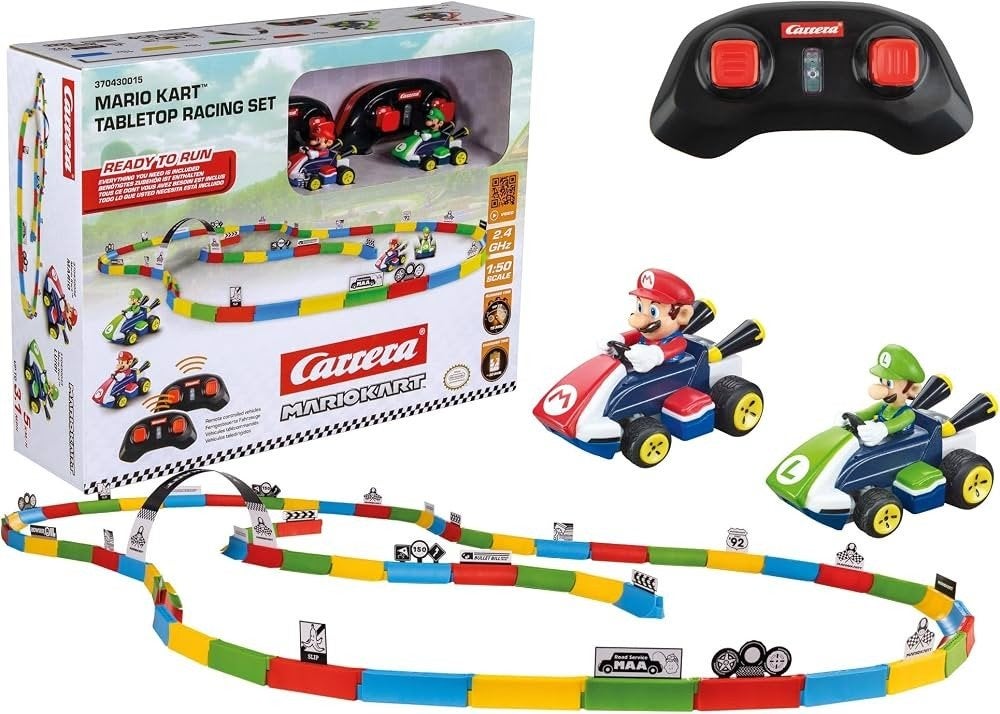 Mario Kart Table Top Racing Set Racebaan, Kinderen en Baby's, Speelgoed | Racebanen, Ophalen, Racebaan, Zelf te bouwen, Carrera