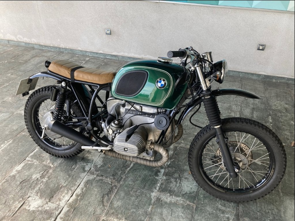 BMW - R75/7 - Special Scrambler - 750 cc - 1977, 750 cm³, Occasion, Plus de 35 kW, Échappement sport