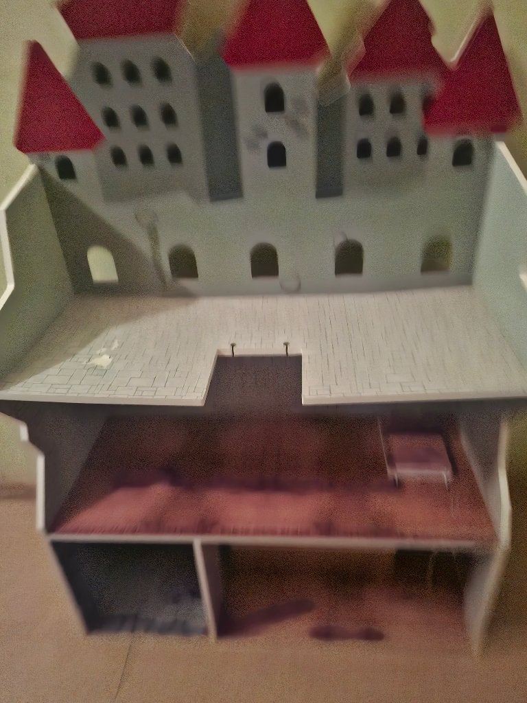 Houten ridderkasteel, Enlèvement