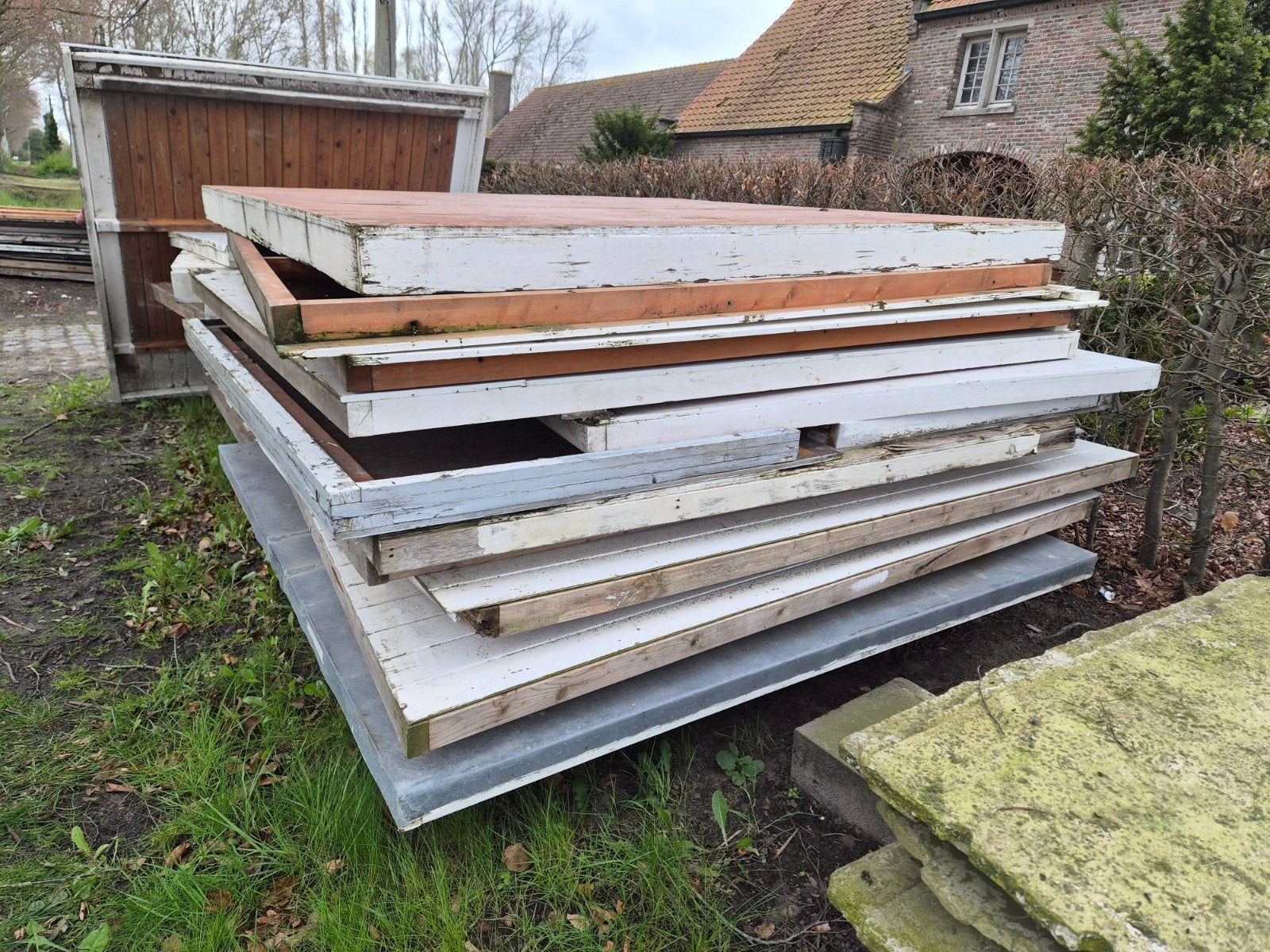 Lot de cabines de plage à vendre ! ! ! 4 à 5 terminés, Enlèvement