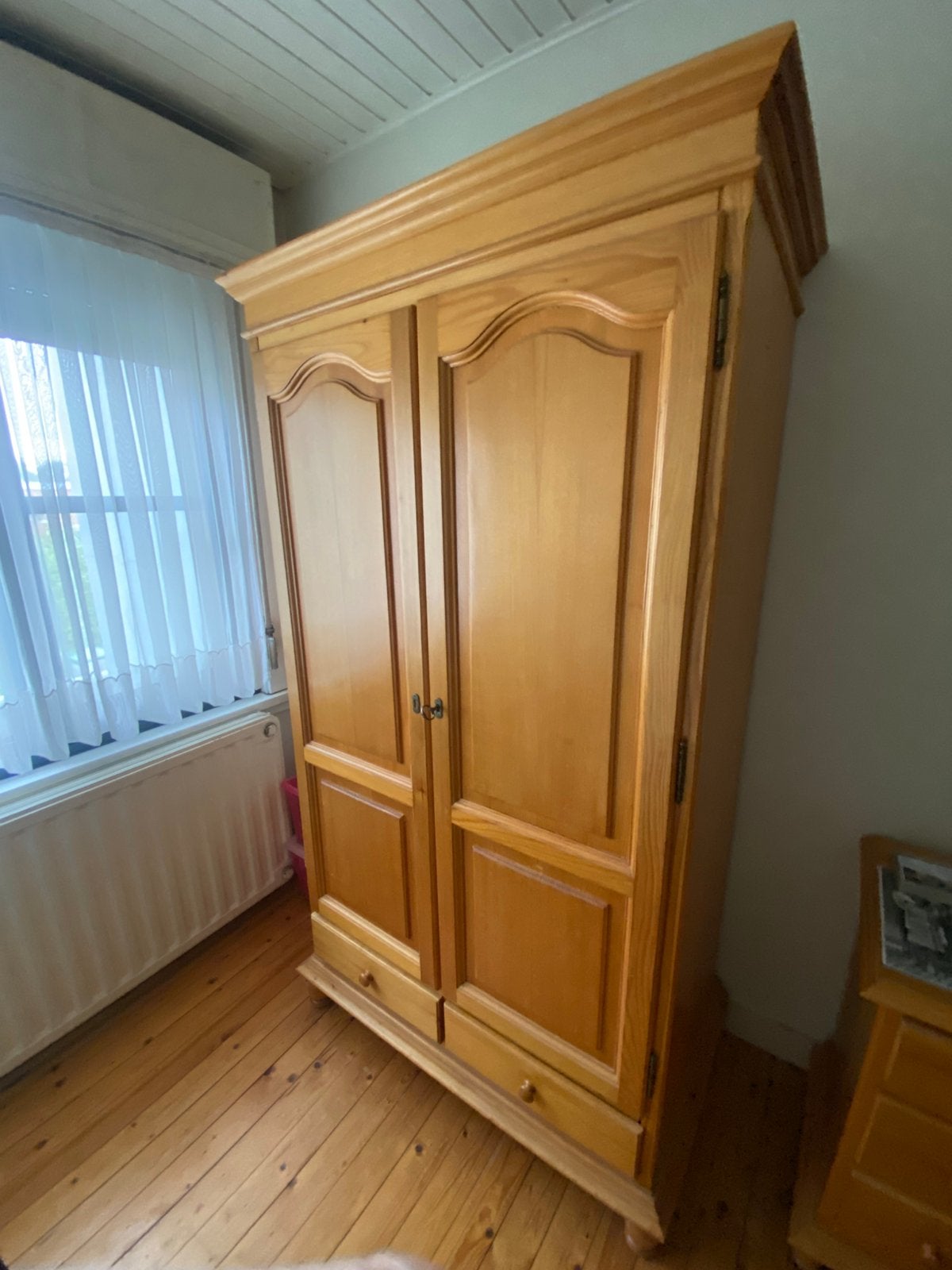 Houten kleerkast, Huis en Inrichting, Kasten | Kleerkasten, Ophalen, Zo goed als nieuw