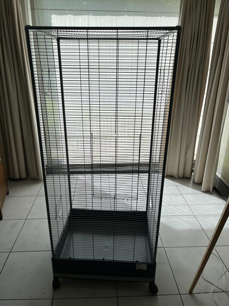 Vogelkooi, Enlèvement, Comme neuf, Métal, Cage à oiseaux