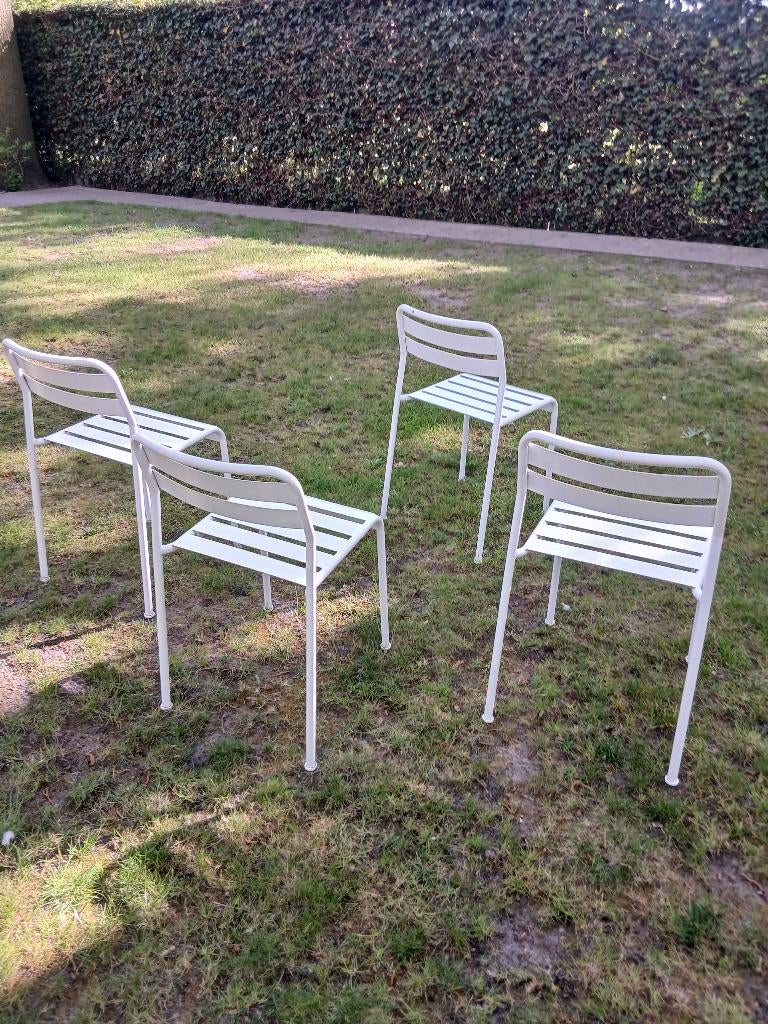 tuinstoelen, Enlèvement, Utilisé, Métal, Empilable