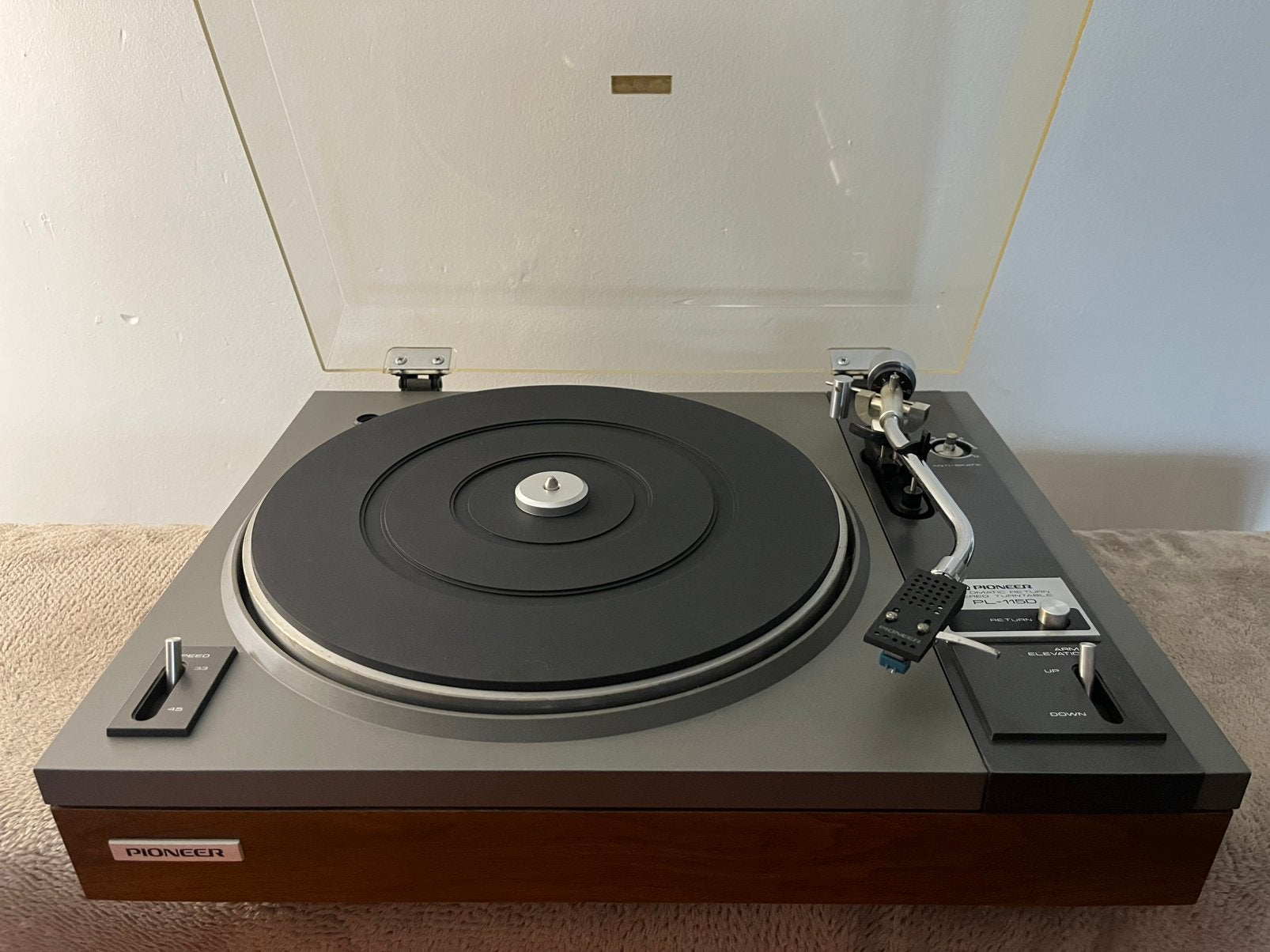 Platine, vinyle, Pioneer, P. L. 115 D., Enlèvement ou Envoi, Comme neuf, Pioneer