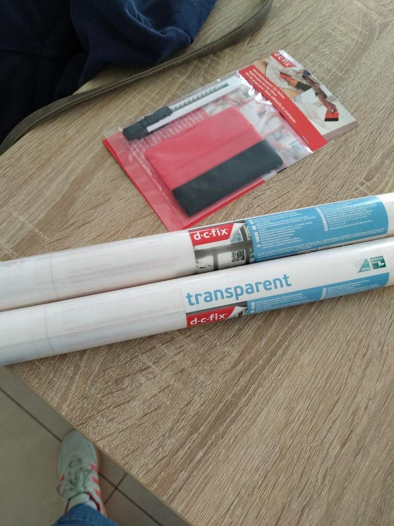 Zelfklevende raamfolie, Ophalen