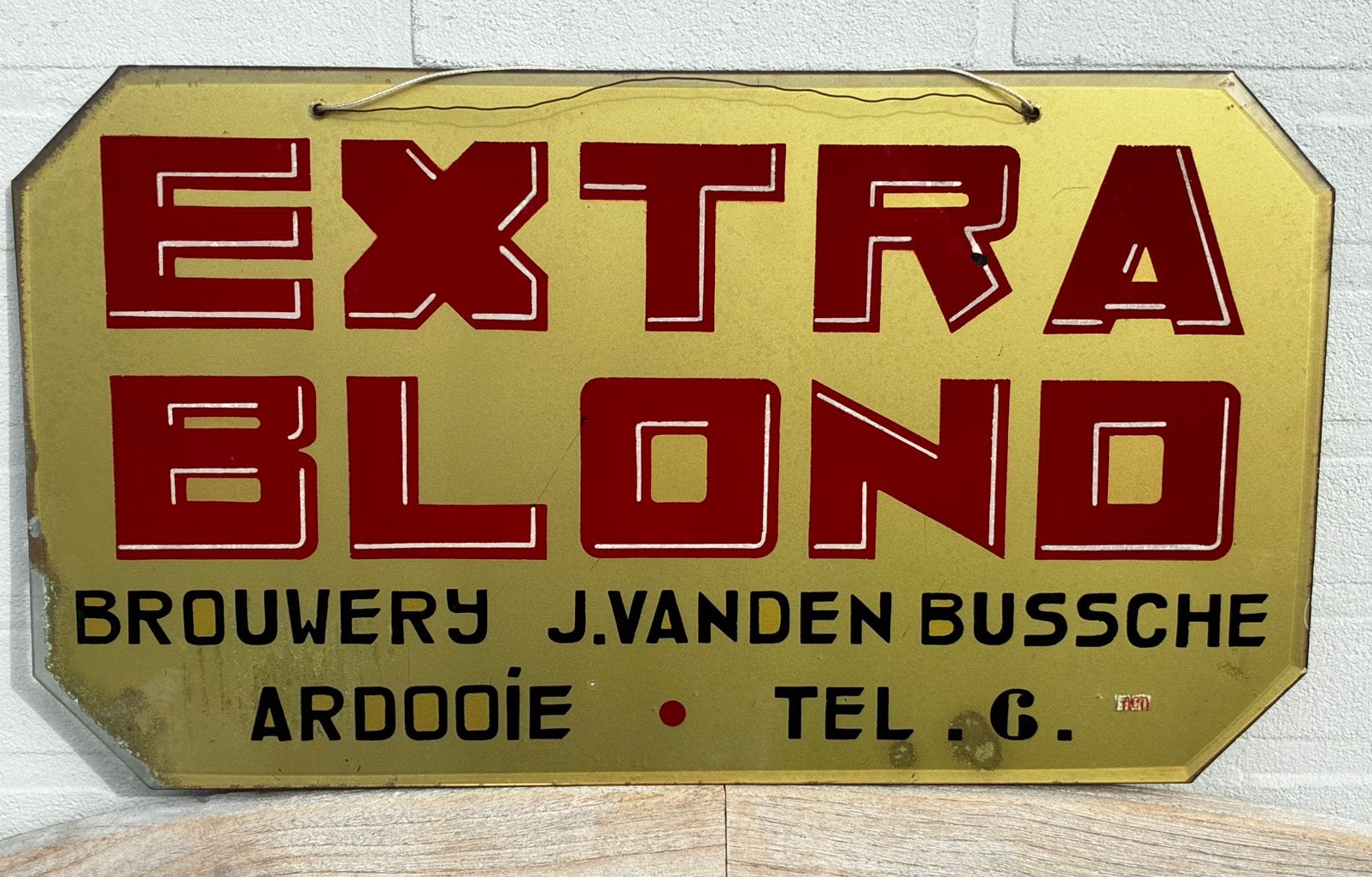 Reclamebord J.Vanden Bussche Ardooie, Verzamelen, Merken en Reclamevoorwerpen, Ophalen, Gebruikt, Reclamebord