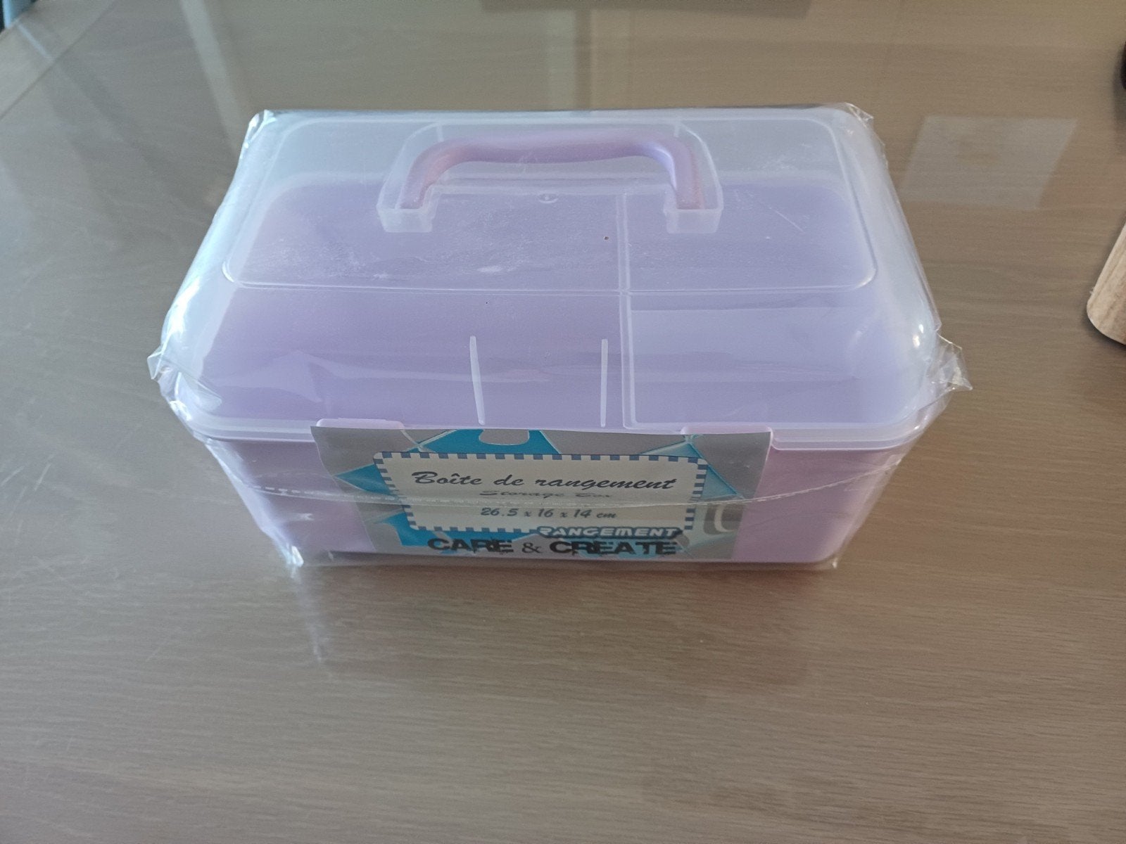 Nieuwe Care & Create Opbergdoos met Vakjes, Ophalen of Verzenden