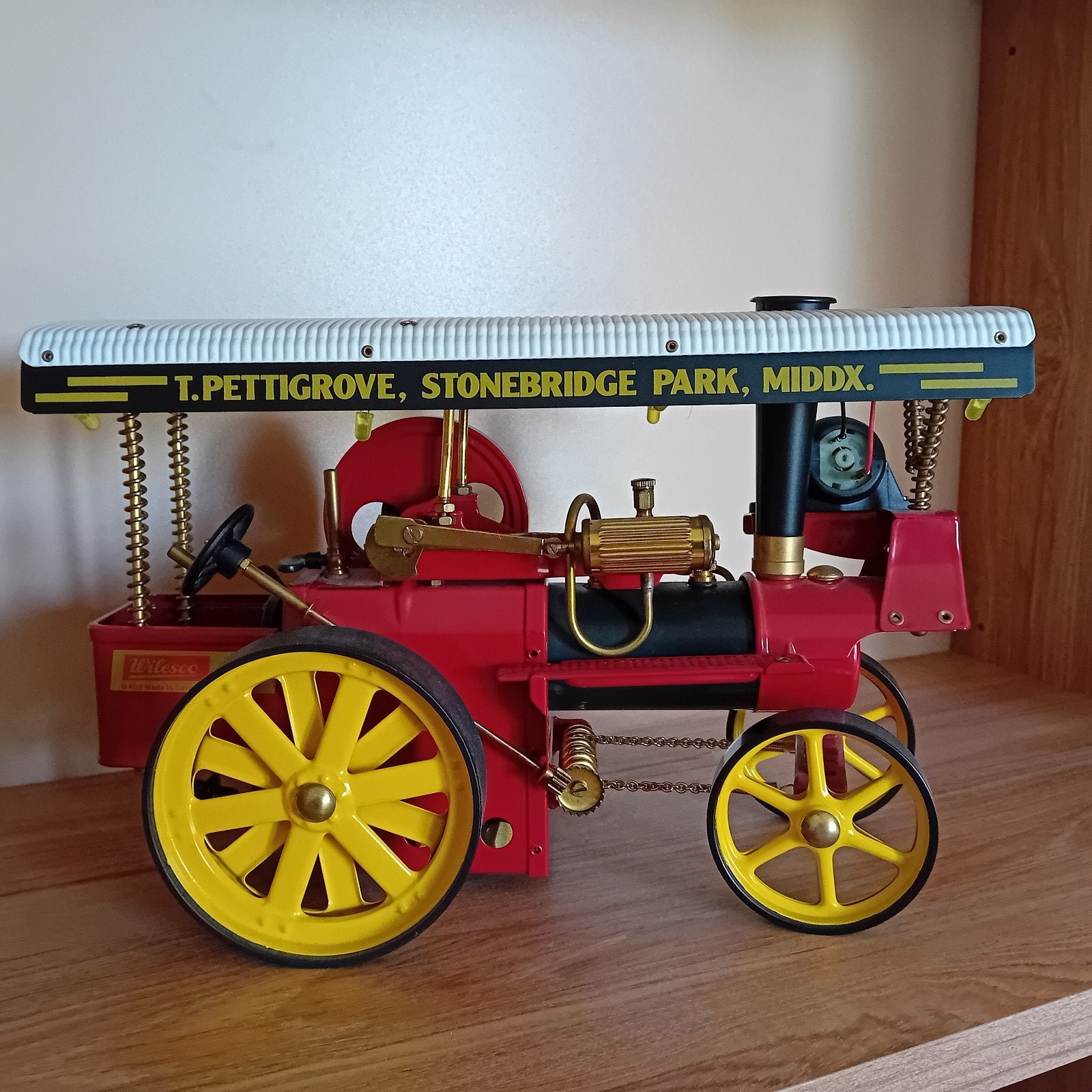 Wilesco tracteur D419, Ophalen