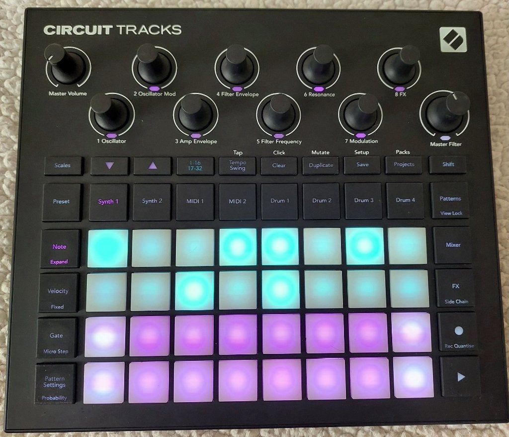 CIRCUIT TRACKS te koop, Muziek en Instrumenten, Samplers, Ophalen of Verzenden, Zo goed als nieuw
