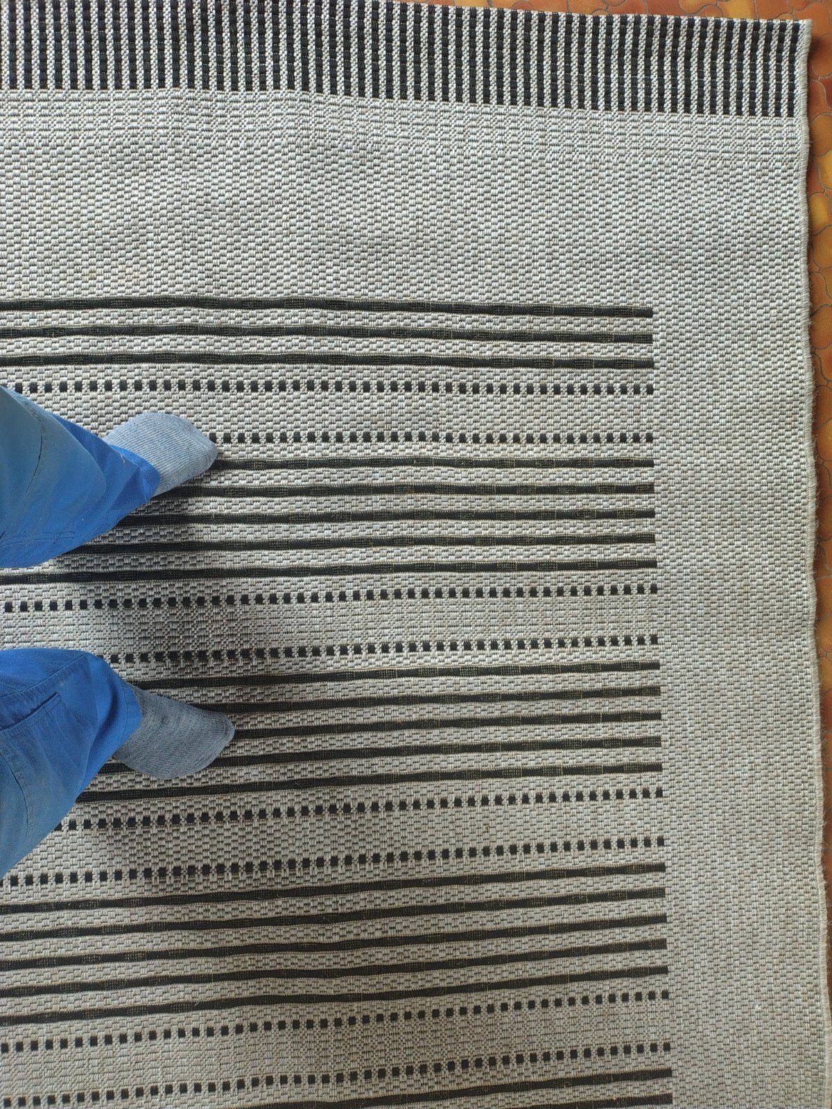 vloerkleed 220 CM x 160 cm kleur is licht bruin met donker b, Enlèvement