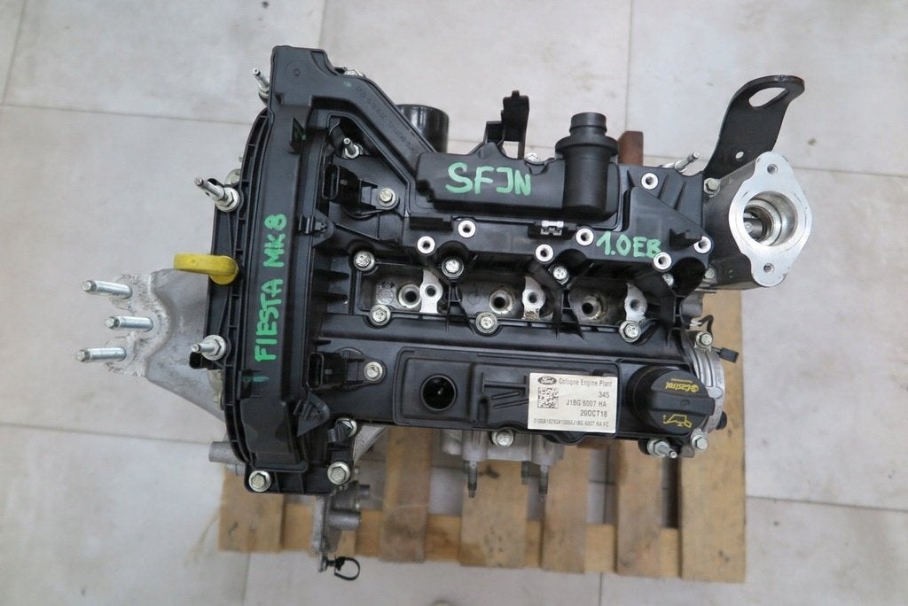 Moteur SFJA Nu FORD B-MAX FIESTA, Envoi, Utilisé, Skoda