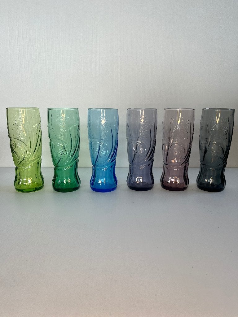 verres à coca cola colorés, Collections, Enlèvement, Neuf, Verre à soda