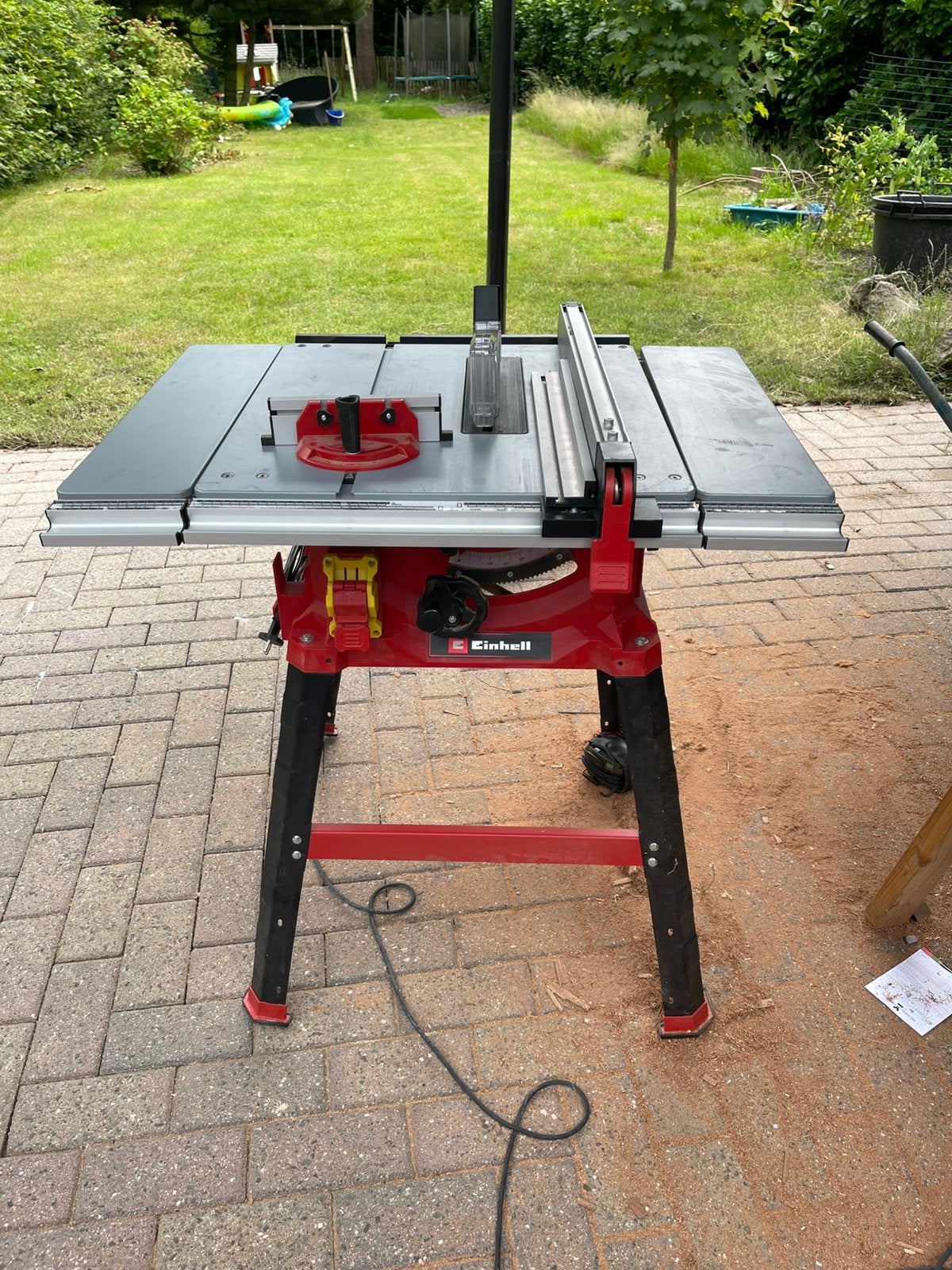 Einhell TC-TS 2225 U tafelzaagmachine 254mm, Doe-het-zelf en Bouw, Gereedschap | Zaagmachines, Gebruikt, Overige typen, 1200 watt of meer