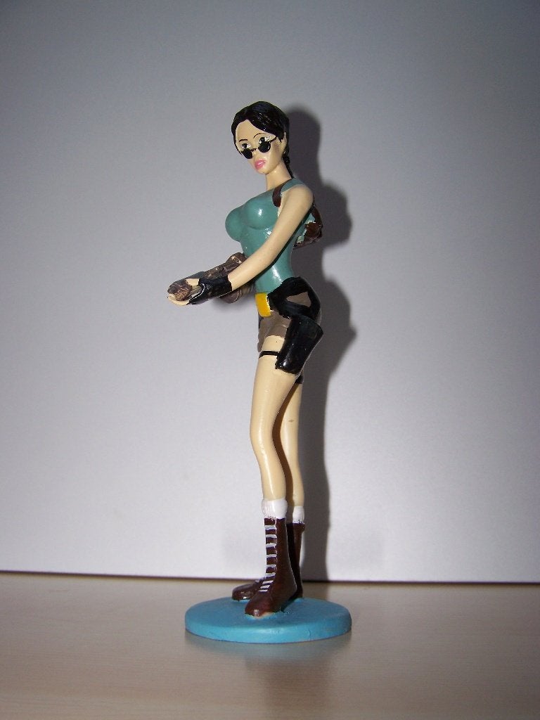 Kunsthars figuur - Lara Croft, Ophalen of Verzenden, Nieuw, Overige typen