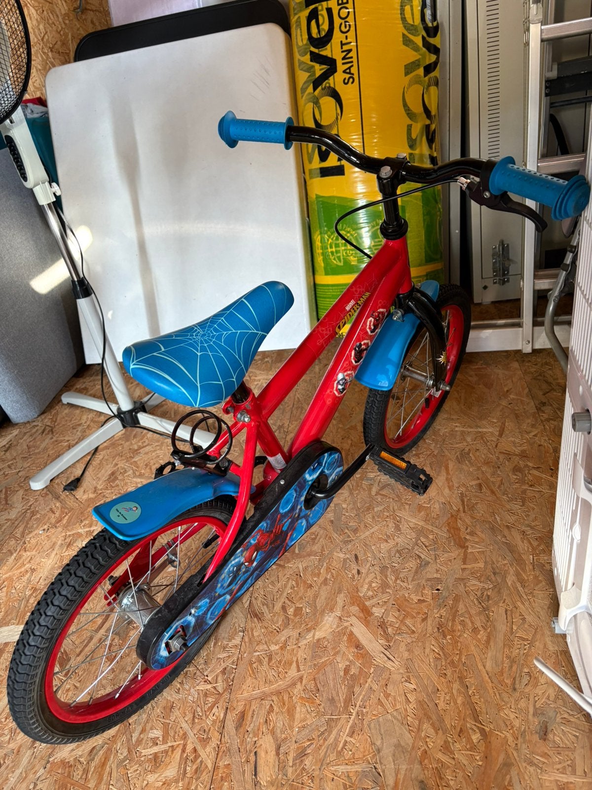 Fiets spiderman, Ophalen, Zo goed als nieuw