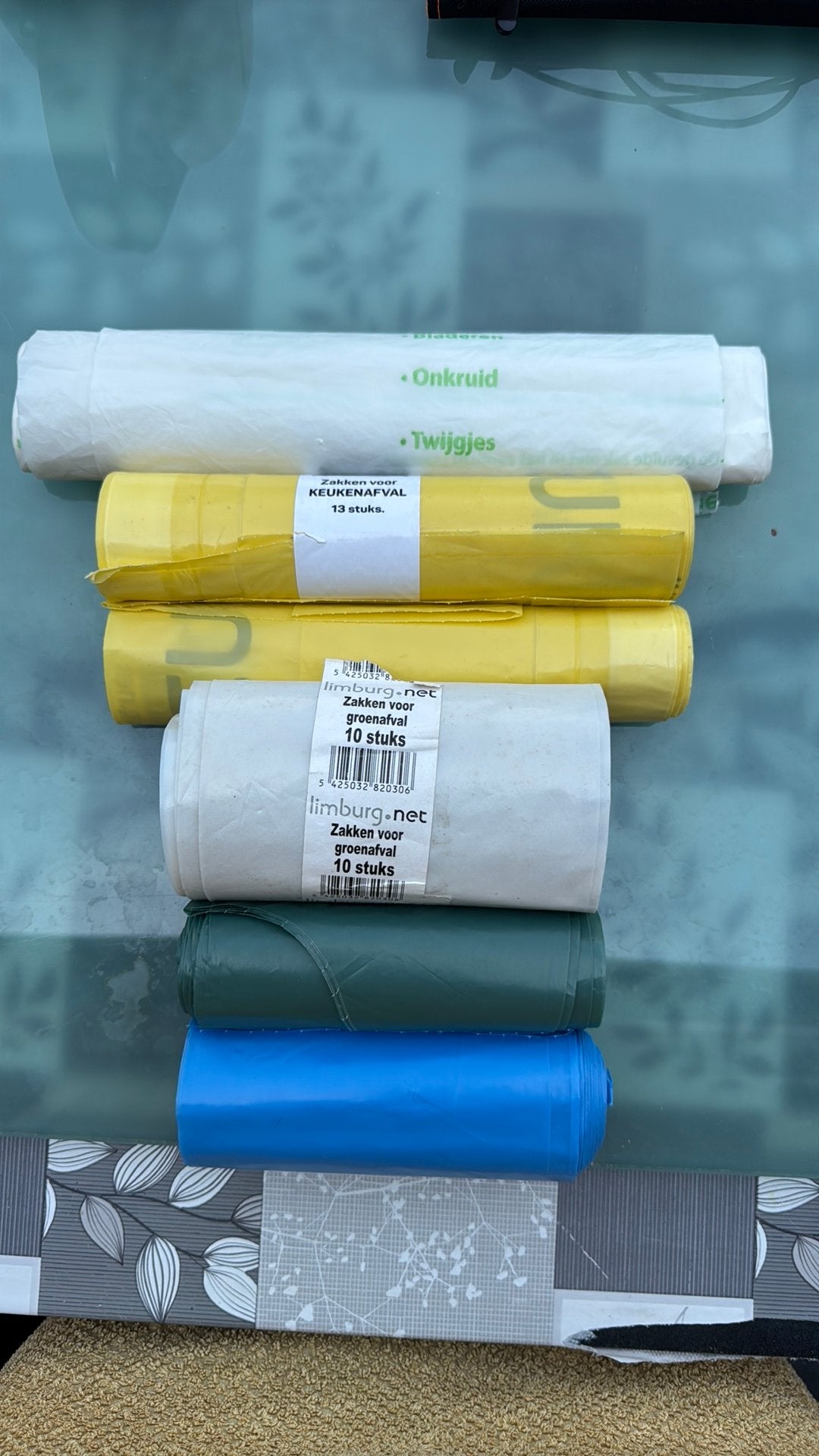 Déchets cuisine, déchets verts, sacs PMD, 5, Enlèvement, Comme neuf
