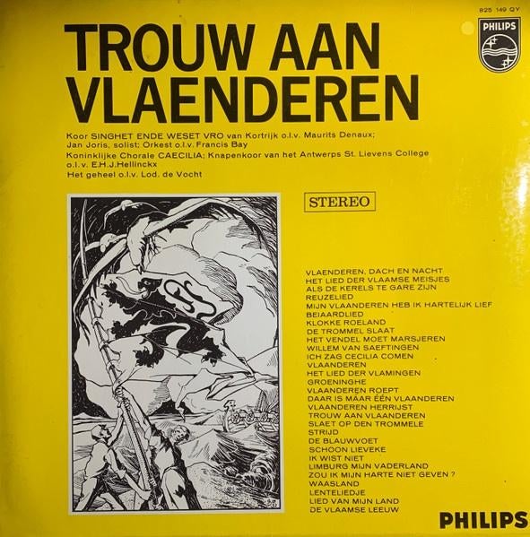 Trouw Aan Vlaenderen, Cd's en Dvd's, Vinyl | Nederlandstalig, Gebruikt, Streekmuziek, 12 inch, Ophalen of Verzenden