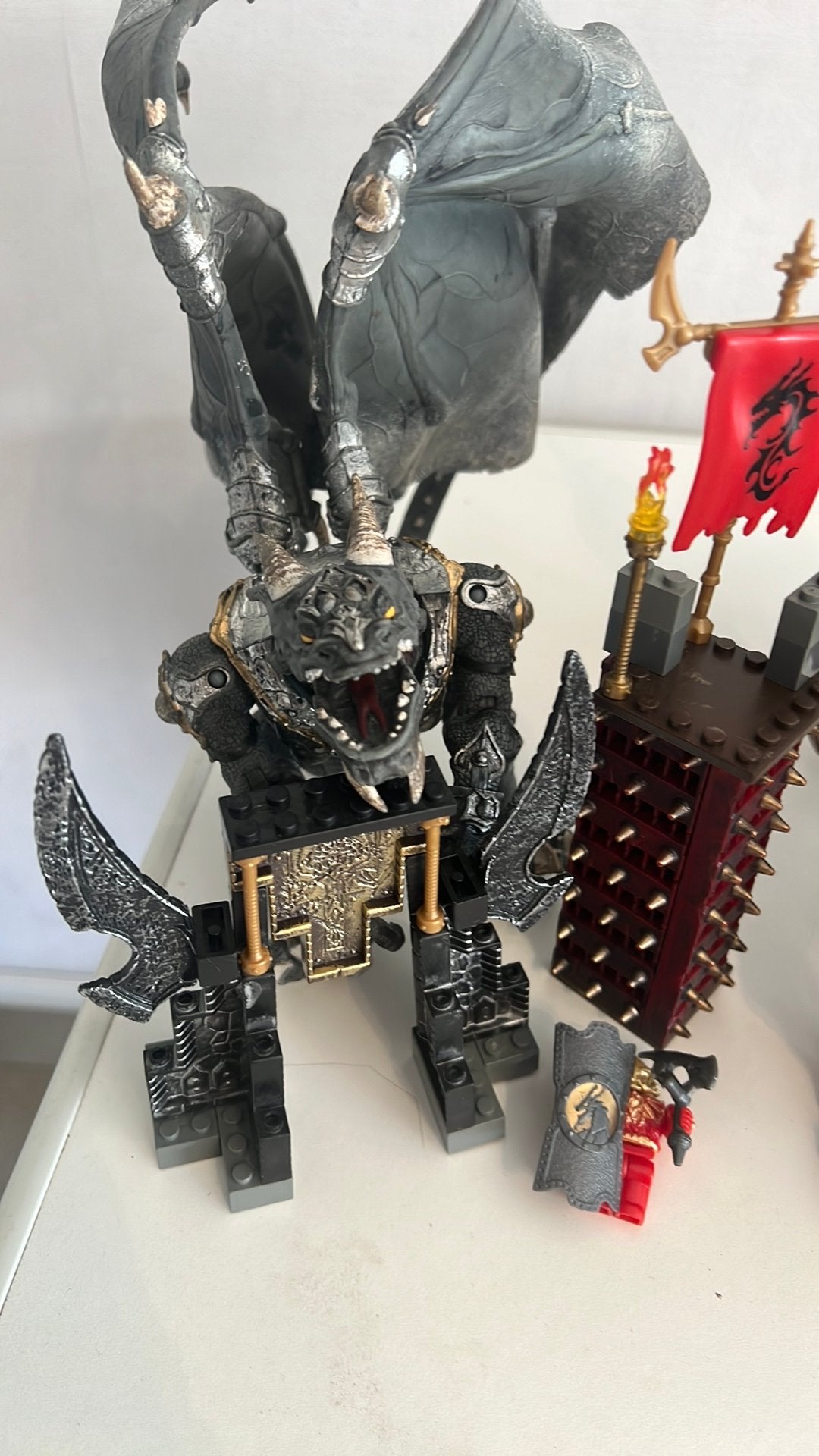 Mega bloks dragons, Kinderen en Baby's, Speelgoed | Bouwstenen, Ophalen, Gebruikt, Megabloks