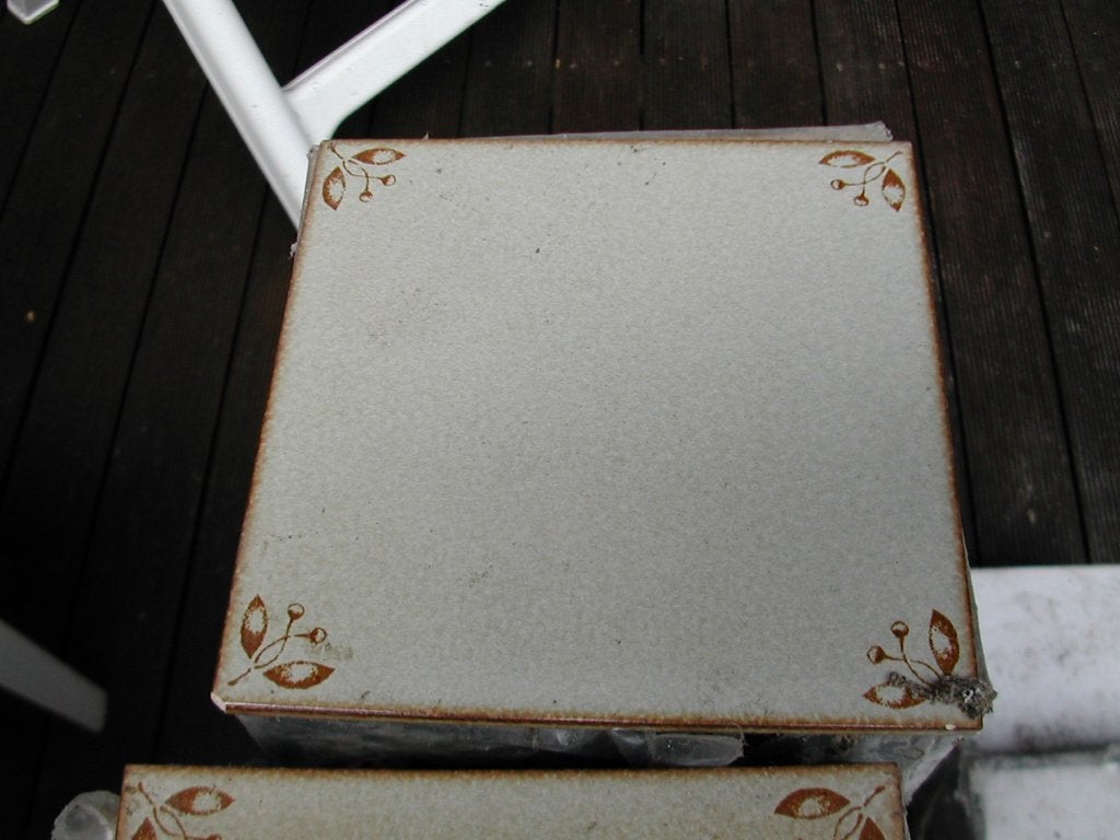 Vintage Tegeltjes royal mosa uit 1986, Doe-het-zelf en Bouw, Tegels, Ophalen, Nieuw, Minder dan 20 cm, Wandtegels