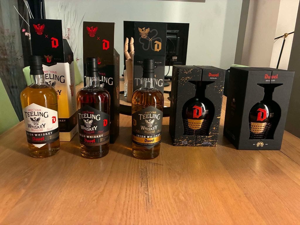 Duvel  Teeling & Duvel Celebration Bottles, Verzamelen, Ophalen, Nieuw, Overige typen, Vol