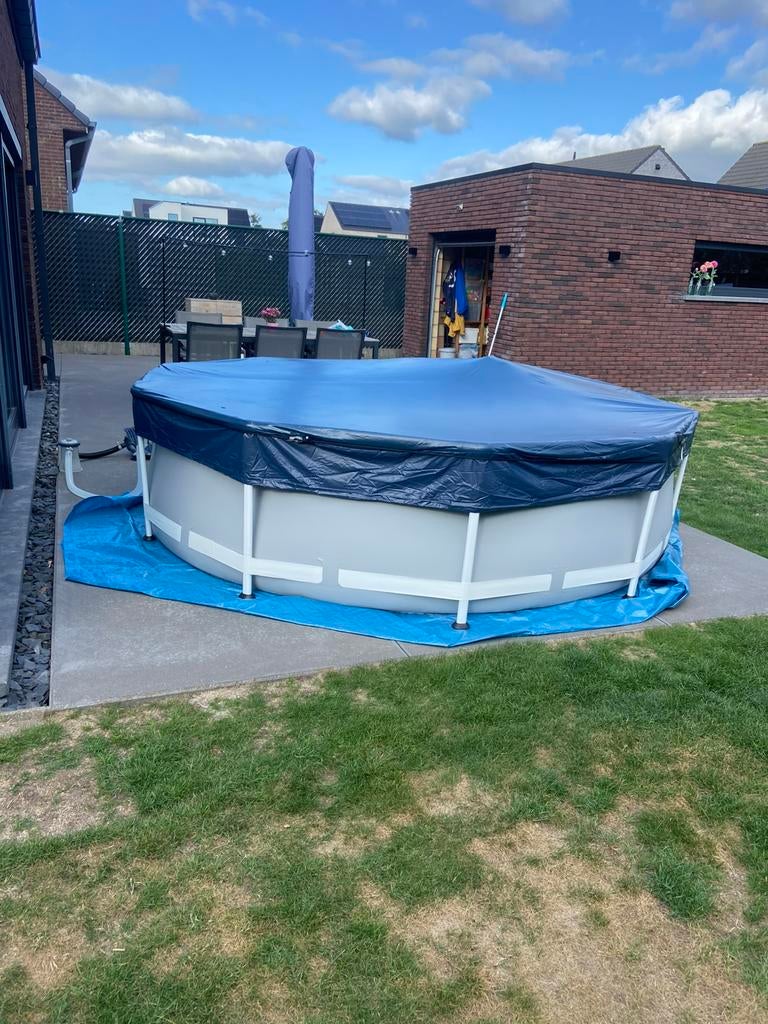 Intex zwembad met alle toebehoren, Neuf, 200 à 400 cm, Rond, Enlèvement