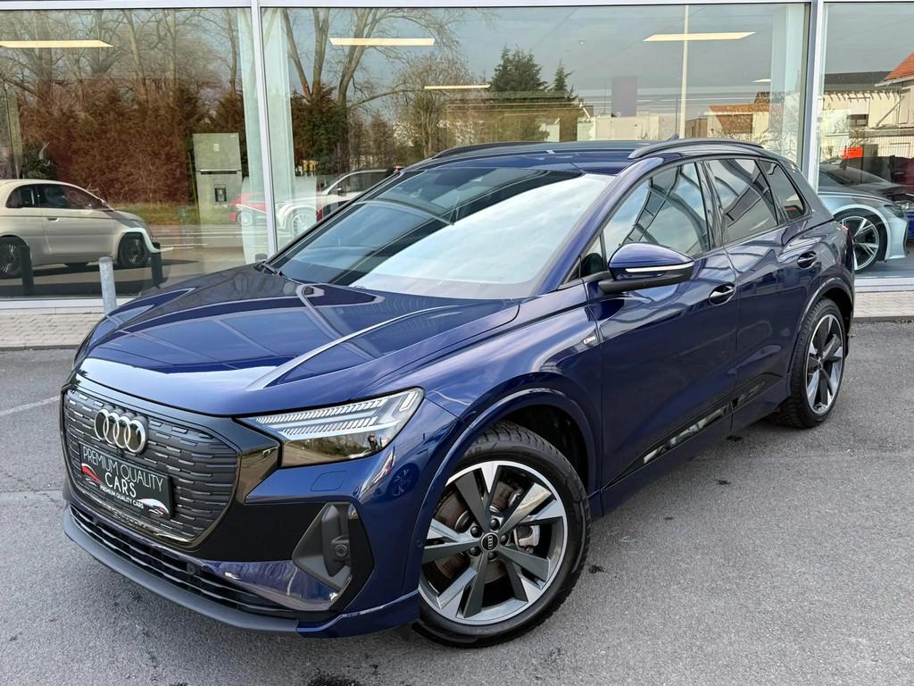 Audi Q4 e-tron 82kWh / S line / CUIR / ATTELAGE / CARPLAY /, Autos, Cuir, Euro 6, Entreprise, https://public.car-pass.be/vhr/f191f9ec-f973-4f68-b8e6-9762ee894cae