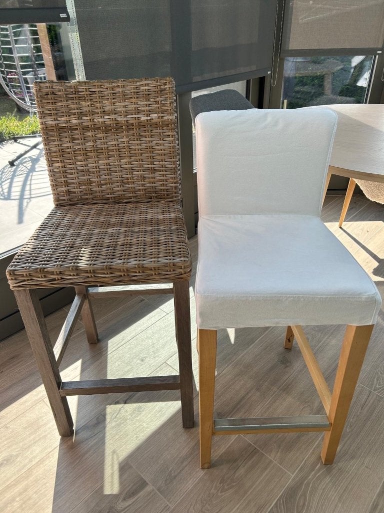 Chaises hautes, Maison & Meubles, 2 tabourets, Enlèvement, Utilisé, 60 à 90 cm