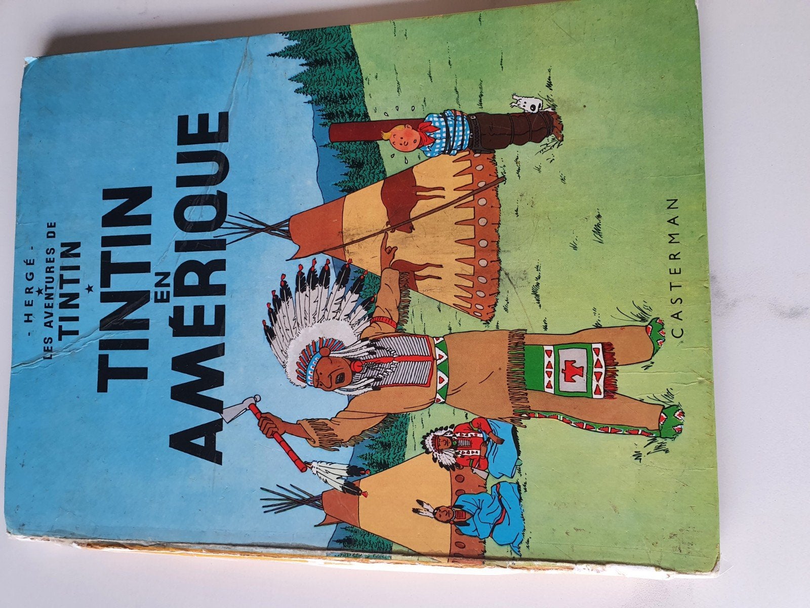 tintin en Amérique  1966    60 ans ENVOI  GRATUIT