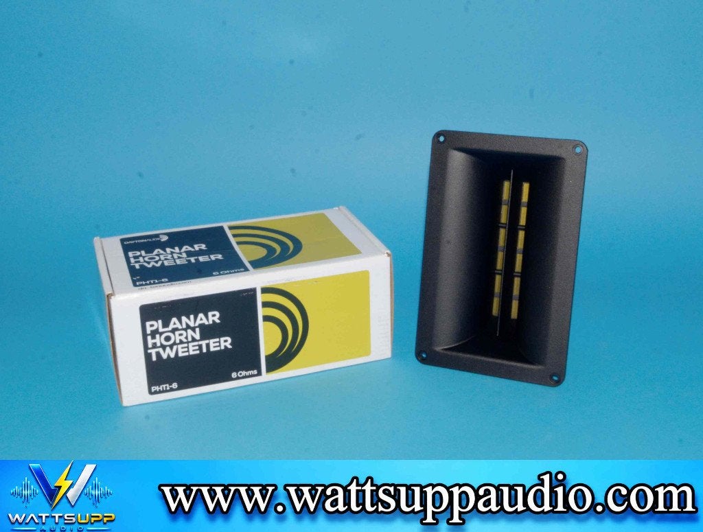 Dayton Audio PHT1-6 Planar Horn Tweeter 6 Ohm (1x), Overige merken, Gebruikt, Ophalen of Verzenden, 60 tot 120 watt