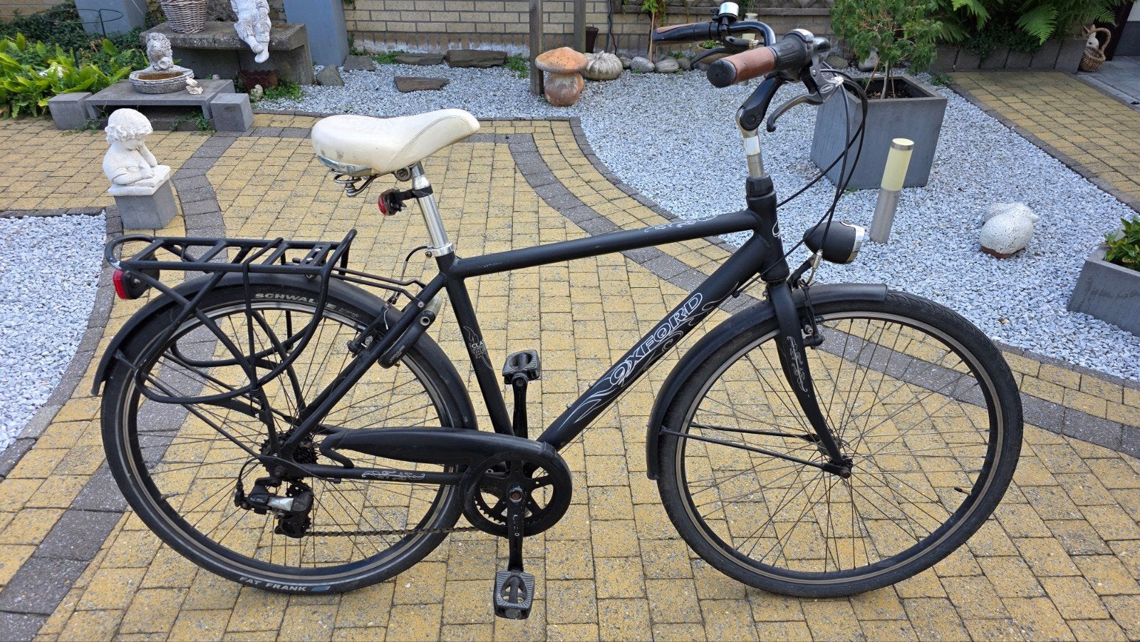 Oxford Classico Negro, Fietsen en Brommers, Fietsen | Heren | Herenfietsen, Gebruikt, Velgrem, 57 tot 61 cm, Ophalen