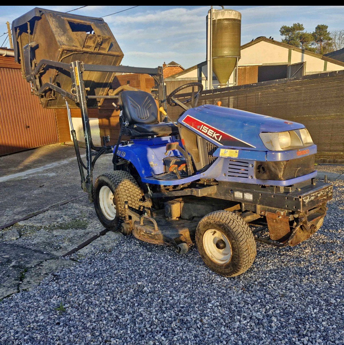Iseki sgx 19 hydrostatique, Enlèvement