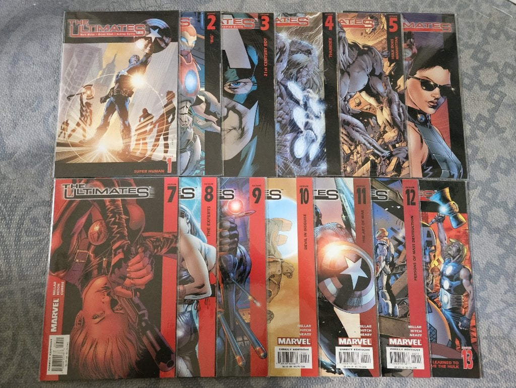 the Ultimates (vol.1) #1-13 (2002 - completed), Complete serie of reeks, Ophalen of Verzenden, Zo goed als nieuw, Mark Millar