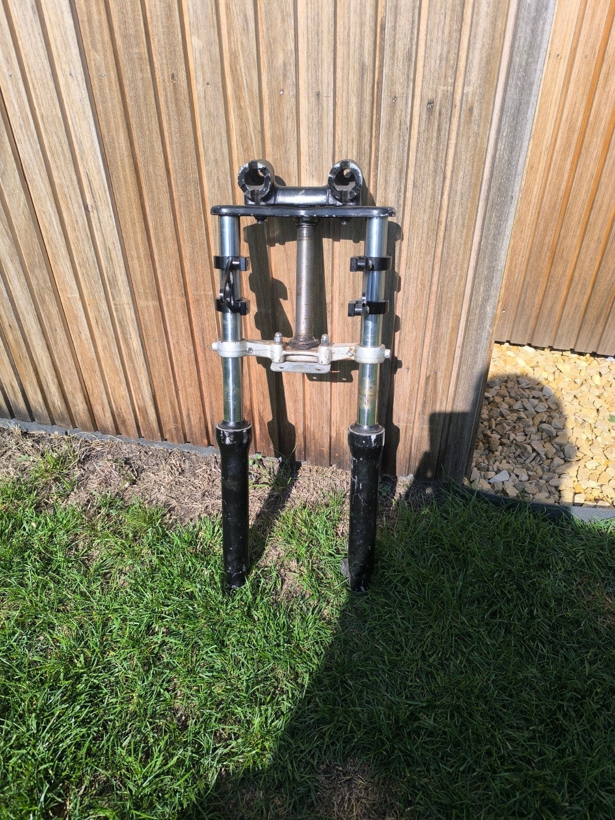 monkey fourche/vork met cnc licht beugels, Vélos & Vélomoteurs, Enlèvement, Utilisé, Cadre