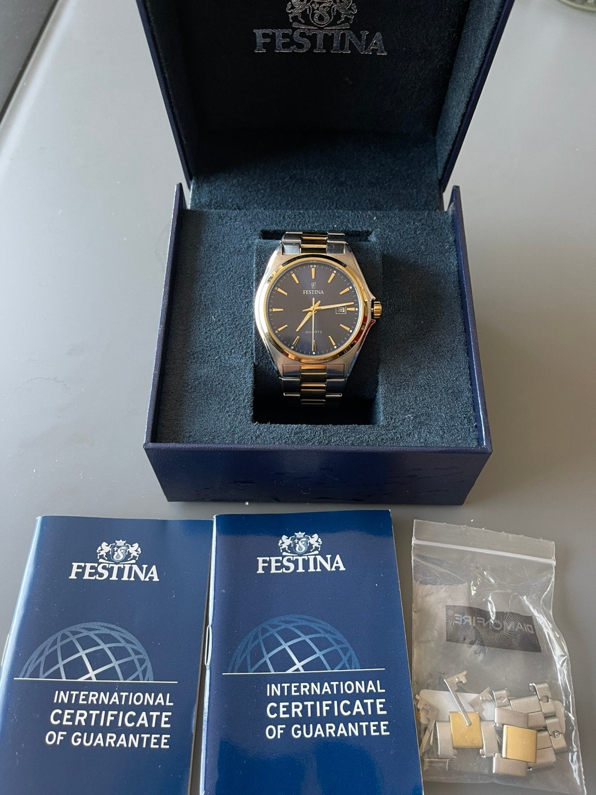 Montre Festina, Enlèvement, Comme neuf