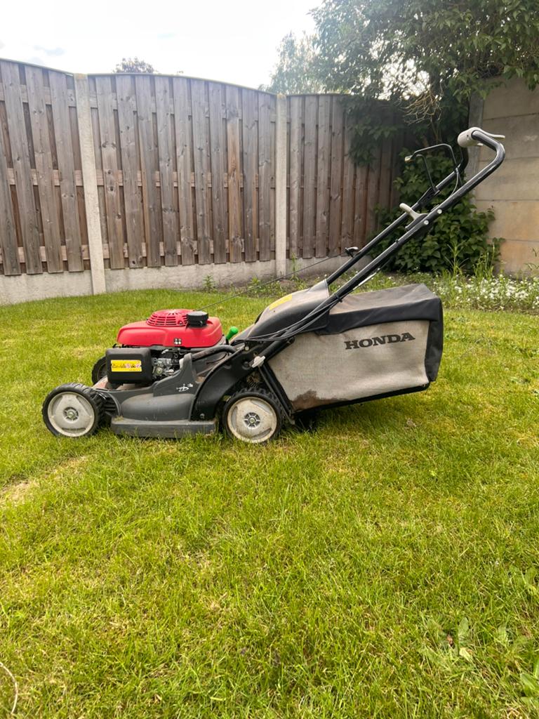 Grasmaaier honda, Tuin en Terras, Ophalen, Cirkelmaaier, Zo goed als nieuw, Opvangbak