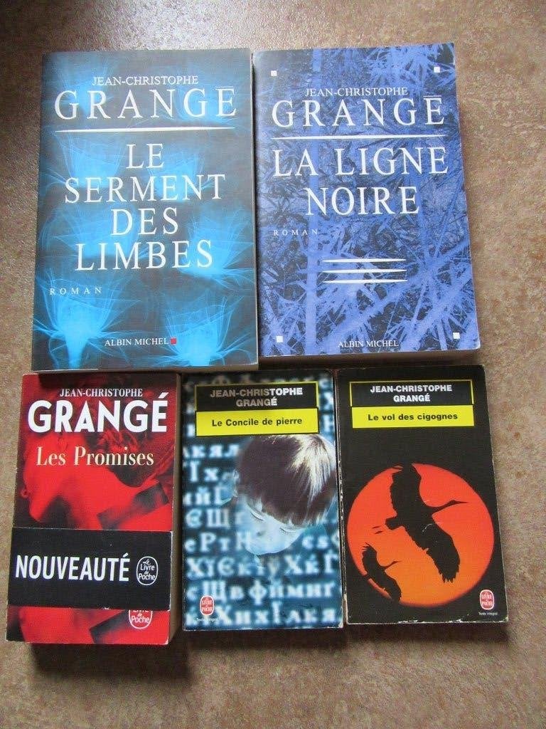 T 5 romans Jean-Christophe Grangé 2 Albin Michel et 3 Poche, Enlèvement, Utilisé