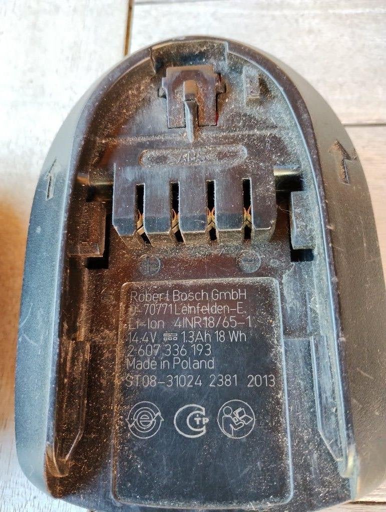 Lader en batterijen BOSCH, Ophalen
